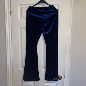 Stretchy Blue “Velour” Pants